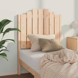 Tăblie de pat, 81x4x110 cm, lemn masiv de pin, 3 image