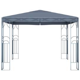 Pavilion cu șir de lumini led, antracit, 300x300cm, 3 image