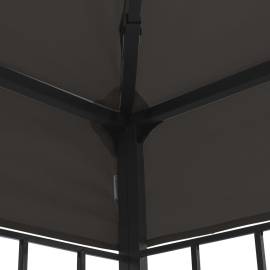 Pavilion cu șir de lumini led, antracit, 3x3 m, 5 image