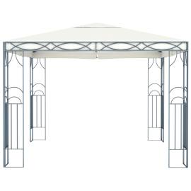 Pavilion cu șir de lumini led, crem, 300x300 cm, 3 image