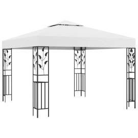 Pavilion cu șiruri de lumini led, alb, 3x3m, 2 image