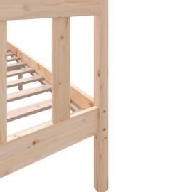 Cadru de pat, 160x200 cm, lemn masiv de pin, 6 image