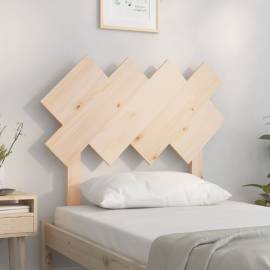 Tăblie de pat, 92x3x81 cm, lemn masiv de pin, 3 image