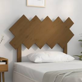 Tăblie de pat, maro miere, 104x3x80,5 cm, lemn masiv de pin