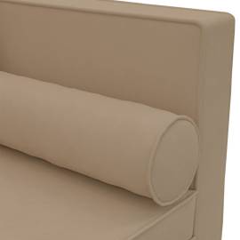 Canapea cu 2 locuri, cappuccino, piele ecologică, 6 image