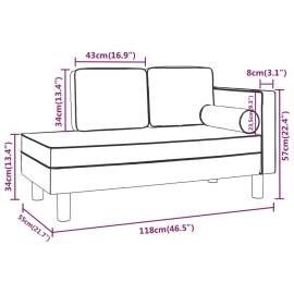 Canapea cu 2 locuri, cappuccino, piele ecologică, 9 image