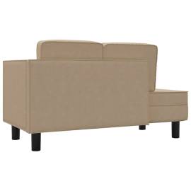 Canapea cu 2 locuri, cappuccino, piele ecologică, 5 image