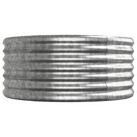 Jardinieră, argintiu, 224x80x36 cm, oțel vopsit electrostatic, 4 image