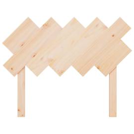 Tăblie de pat, 104x3x80,5 cm, lemn masiv de pin, 4 image