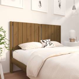 Tăblie de pat, maro miere, 145,5x4x100 cm, lemn masiv de pin