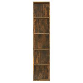 Bibliotecă, stejar fumuriu, 40x30x189 cm, lemn prelucrat, 3 image