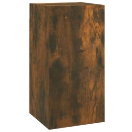 Comode tv, 2 buc., stejar fumuriu, 30,5x30x60 cm lemn prelucrat, 3 image