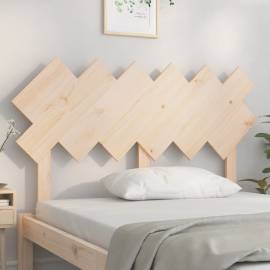 Tăblie de pat, 132x3x81 cm, lemn masiv de pin, 3 image