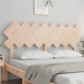 Tăblie de pat, 159,5x3x80,5 cm, lemn masiv de pin, 3 image