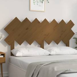 Tăblie de pat, maro miere, 141x3x80,5 cm, lemn masiv de pin