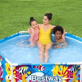 Bestway piscină supraterană copii steel pro, protecție uv, 183x51 cm, 8 image