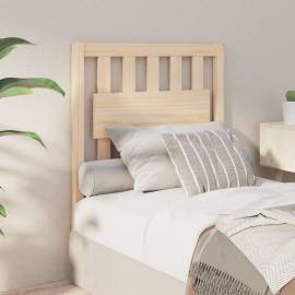 Tăblie de pat, 80,5x4x100 cm, lemn masiv de pin, 4 image