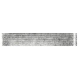 Jardinieră, argintiu, 396x100x68 cm, oțel vopsit electrostatic, 3 image