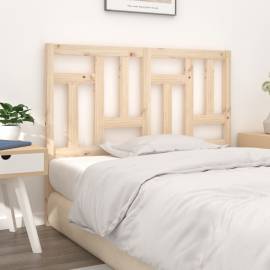 Tăblie de pat, 155,5x4x100 cm, lemn masiv de pin, 4 image