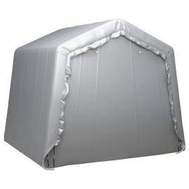 Cort de depozitare, gri, 240x240 cm, oțel, 5 image