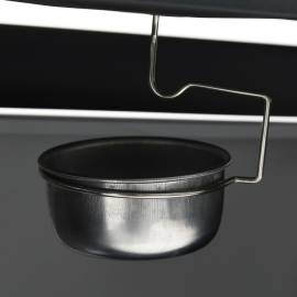 Grătar pe gaz zonă gătit 4+1 negru & argintiu oțel, 4 image
