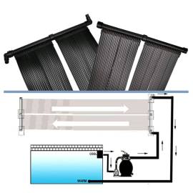 Panou încălzitor solar pentru piscină, 4 buc., 80x620 cm, 5 image
