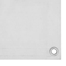 Paravan de balcon, alb, 75x300 cm, hdpe, 3 image