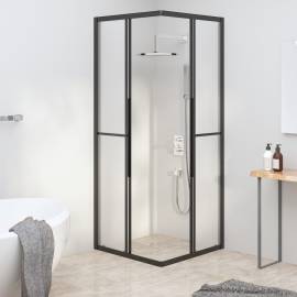 Cabină de duș, negru, 70x70x180 cm, esg mat, 3 image
