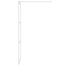 Paravan duș walk-in argintiu 80x195 cm sticlă esg transparentă, 4 image