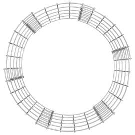 Strat înălțat gabion, Ø50x50 cm, oțel galvanizat, circular, 4 image