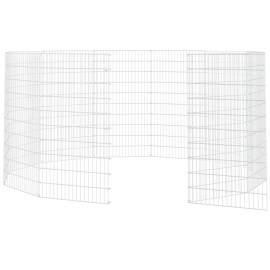 Cușcă pentru iepuri, 12 panouri, 54x100 cm, fier galvanizat, 5 image