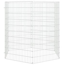 Cușcă pentru iepuri, 6 panouri, 54x100 cm, fier galvanizat, 3 image