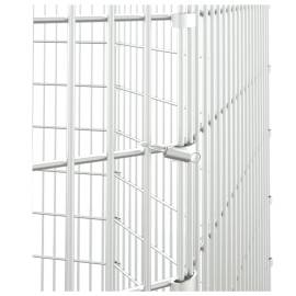Cușcă pentru iepuri, 8 panouri, 54x100 cm, fier galvanizat, 6 image