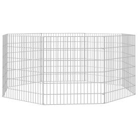 Cușcă pentru iepuri, 8 panouri, 54x60 cm, fier galvanizat, 4 image