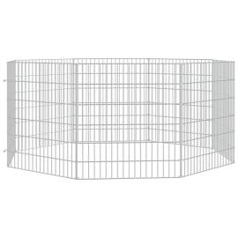 Cușcă pentru iepuri, 8 panouri, 54x60 cm, fier galvanizat, 3 image