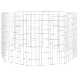 Cușcă pentru iepuri, 8 panouri, 54x80 cm, fier galvanizat, 3 image