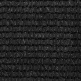 Paravan de balcon, negru, 120x600 cm, hdpe, 2 image