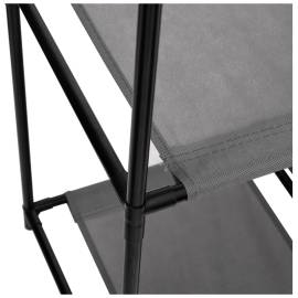 Dulap de depozitare cu 4 coșuri textile, gri, 63x30x71 cm, oțel, 6 image