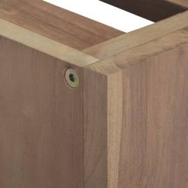 Dulap pentru baie de perete, 60x39x40 cm, lemn masiv de tec, 6 image