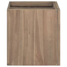 Dulap pentru baie de perete, 60x39x40 cm, lemn masiv de tec, 3 image