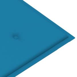Pernă pentru bancă de grădină, albastru, 180x50x3 cm, 4 image