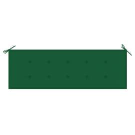 Pernă pentru bancă de grădină, verde, 150x50x3 cm, 3 image