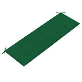 Pernă pentru bancă de grădină, verde, 150x50x3 cm, 2 image