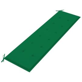 Pernă pentru bancă de grădină, verde, 180x50x3 cm, 2 image