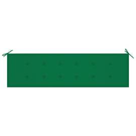 Pernă pentru bancă de grădină, verde, 180x50x3 cm, 3 image