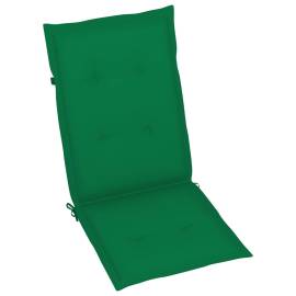 Perne scaun de grădină, 2 buc, verde, 120x50x3 cm, 3 image