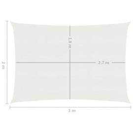 Pânză parasolar, alb, 2 x 3 m, hdpe, 160 g/m², 6 image