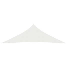 Pânză parasolar, alb, 3,5x3,5x4,9 m, hdpe, 160 g/m², 3 image