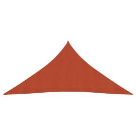 Pânză parasolar, cărămiziu, 4,5x4,5x4,5 m, hdpe, 160 g/m², 3 image