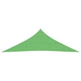 Pânză parasolar, verde deschis, 3x3x4,2 m, hdpe, 160 g/m², 3 image